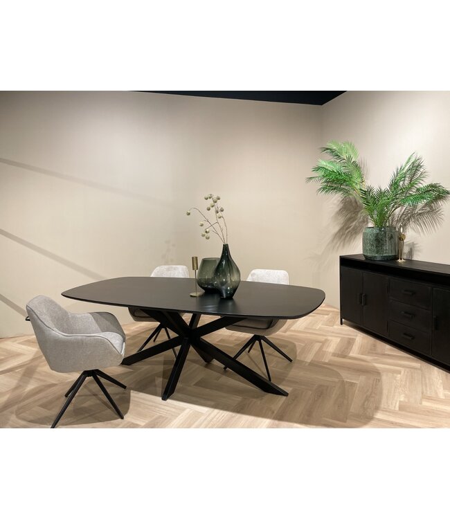 Livingfurn Jesper Danish Oval Black 230cm-13866