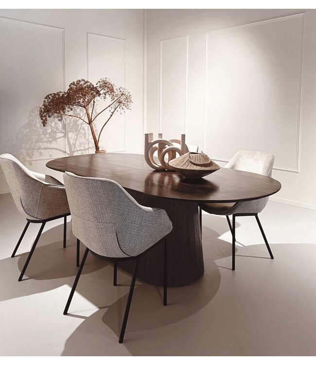 Livingfurn Salvator Walnut 230cm-13943