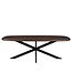 Livingfurn Jesper Danish Oval Brown 180 cm-31026