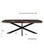 Livingfurn Jesper Danish Oval Brown 180 cm-31026