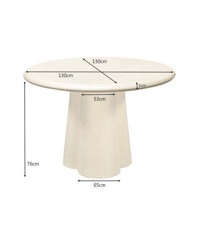 Livingfurn Brix Clubs Sandy 130cm-31166