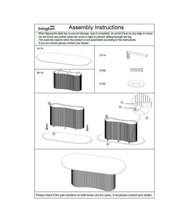 Livingfurn Sevilla 220cm-31175