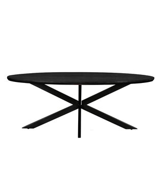 Livingfurn Jesper Oval Black 240 cm-31018