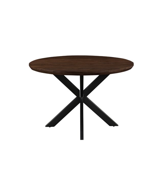 Livingfurn Jesper Round Brown 120cm-31033