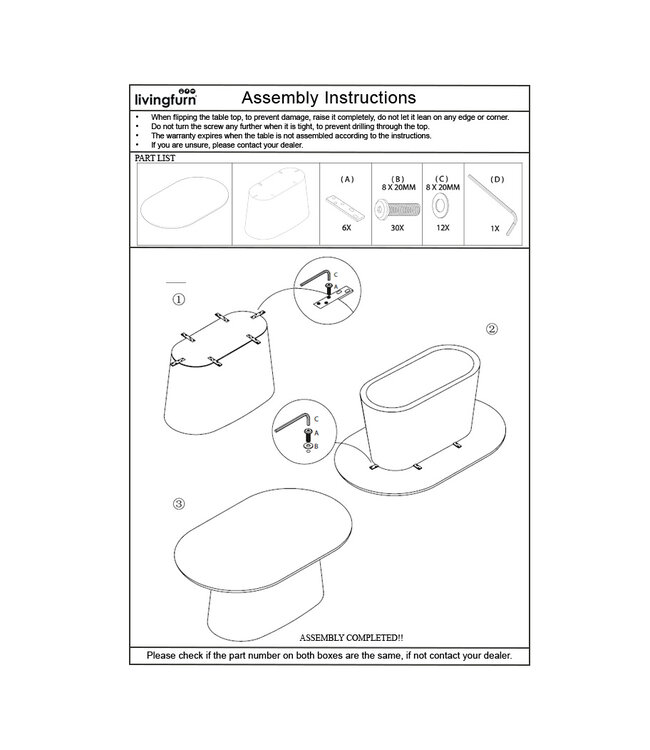 Livingfurn Novero Espresso 230cm-31546