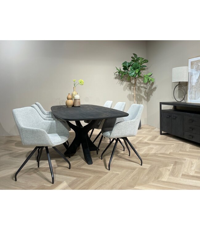Livingfurn Brix Montreaux Black 220cm-31406