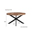 Livingfurn Rocky Round Spider 150cm-13792