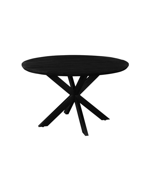 Livingfurn Jesper Round Black 120cm-31023