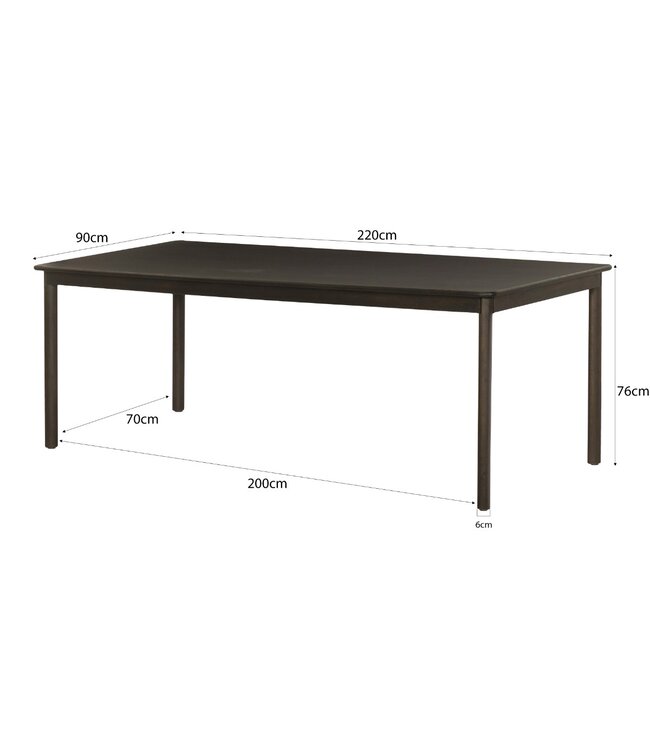 Livingfurn Tobago Espresso 220cm-31594
