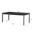 Livingfurn Tobago Espresso 220cm-31594