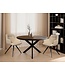 Livingfurn Jesper Round Brown 130cm-31031