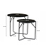 Livingfurn Mason Marble Black/Black Set of 2-13373