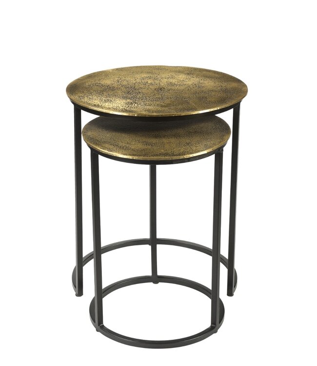 Livingfurn Cast Iron Beau Gold set of 2-13438