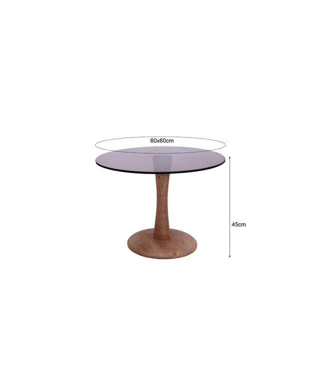 Livingfurn Brix Faye Almond 60 cm-31474