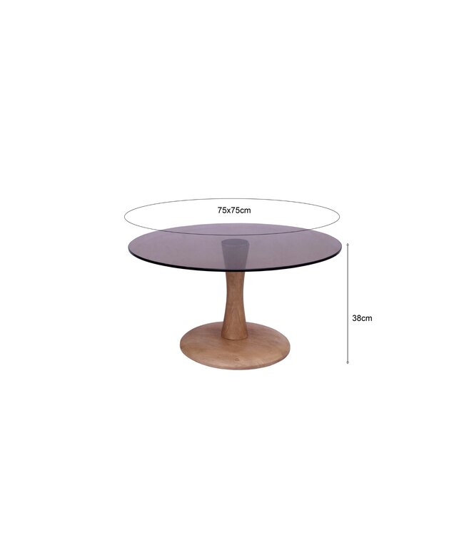 Livingfurn Brix Faye Almond 75 cm-31475