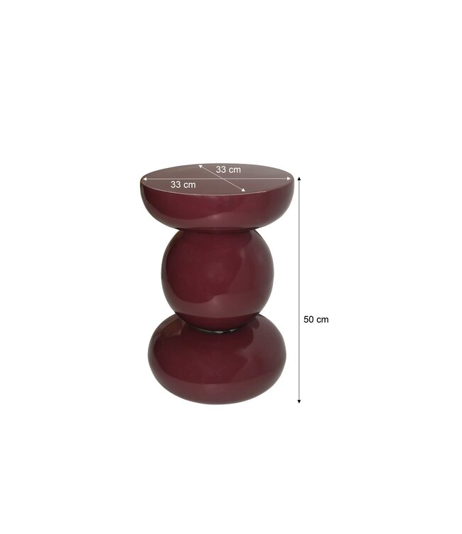 Livingfurn Brix Dex Maroon-31534