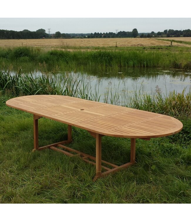 Livingfurn Table Oval Extension 180/240 cm-11339