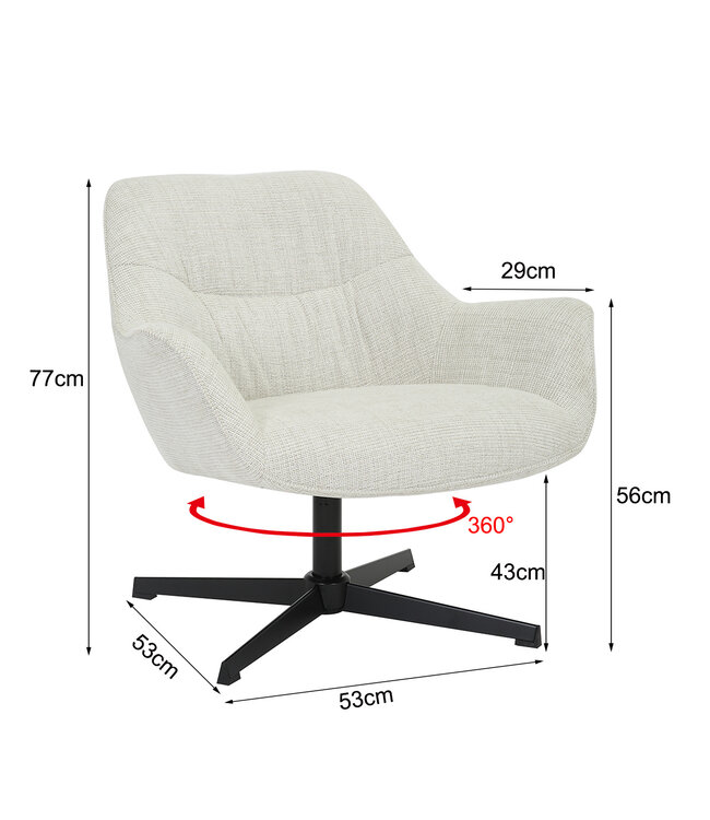 Livingfurn Daphne Greige-31146