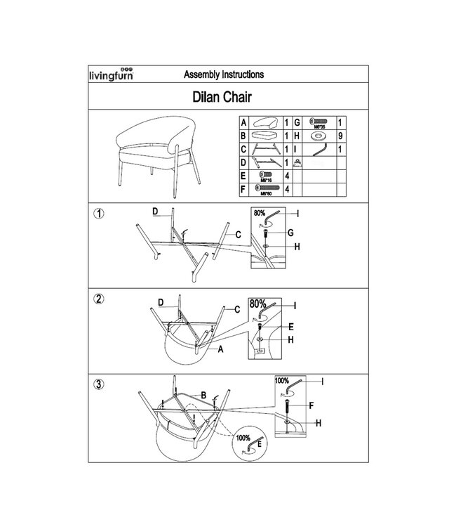 Livingfurn Dilan Venga Hazel-31567