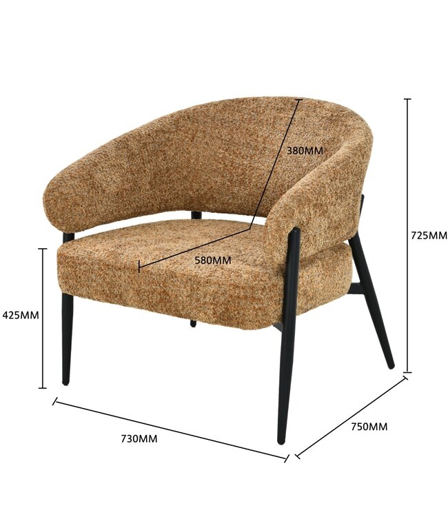 Livingfurn Dilan Venga Cognac-31568