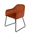 Livingfurn Benthe Rust Copper Velvet-12203