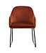 Livingfurn Benthe Rust Copper Velvet-12203