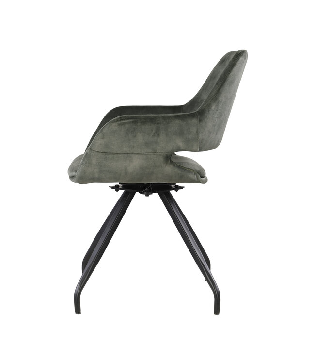 Livingfurn Capp Olive Velvet-13442