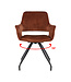 Livingfurn Capp Rust Velvet-13443