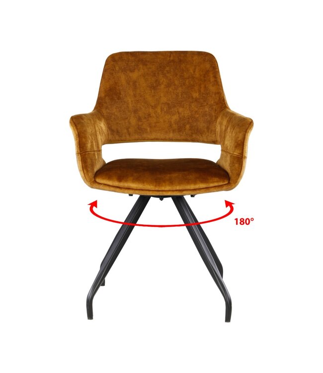 Livingfurn Capp Oker Velvet-13444