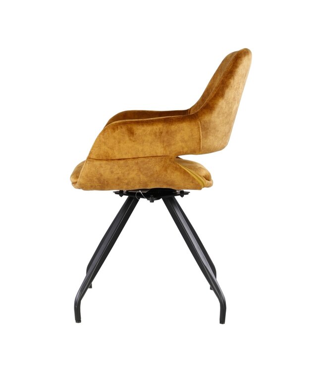 Livingfurn Capp Oker Velvet-13444