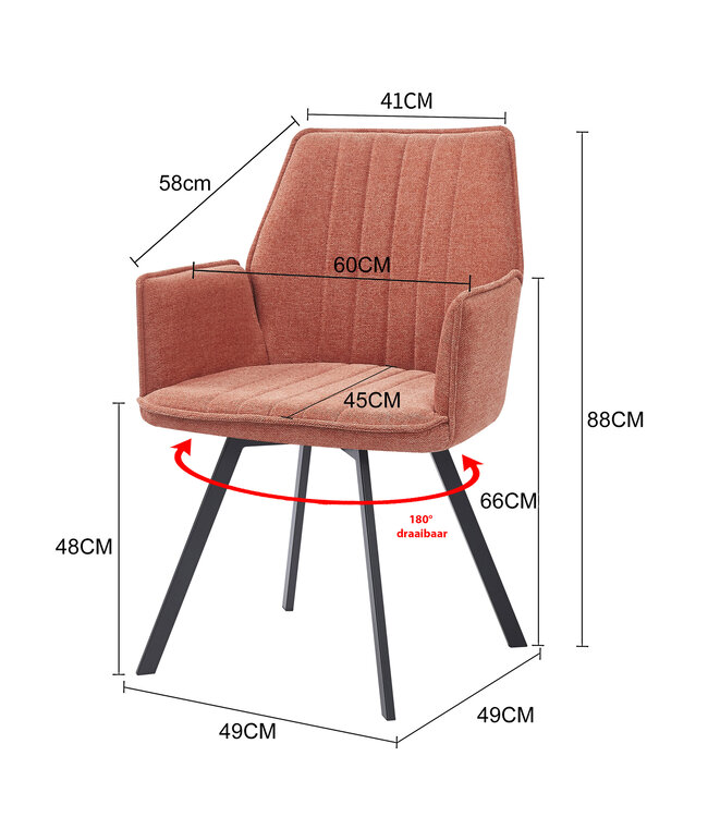 Livingfurn Louise Blush-13765