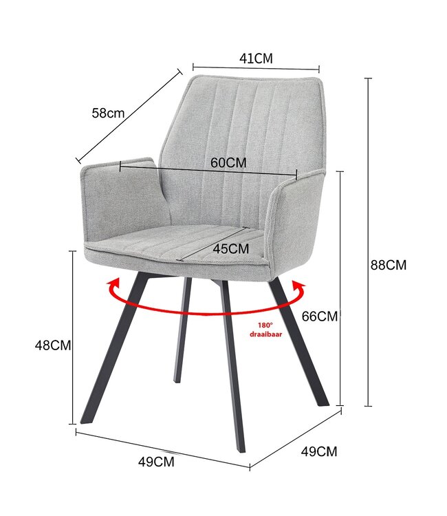 Livingfurn Louise Grey-13767