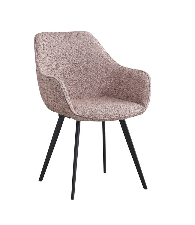 Livingfurn Luca Boucle Vintage Pink-13769