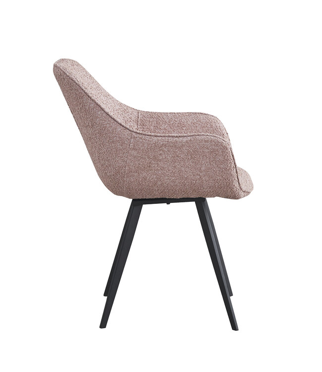 Livingfurn Luca Boucle Vintage Pink-13769