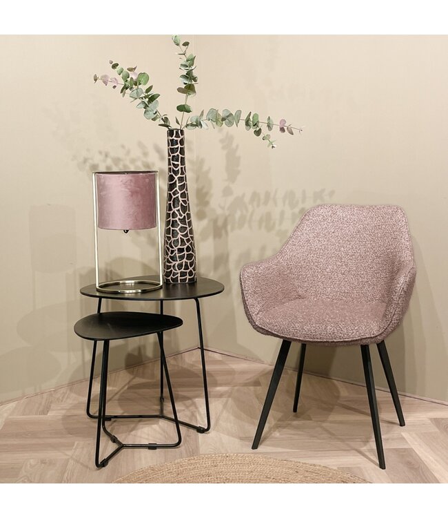 Livingfurn Luca Boucle Vintage Pink-13769