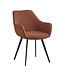 Livingfurn Luca Boucle Leaf Brown-13771