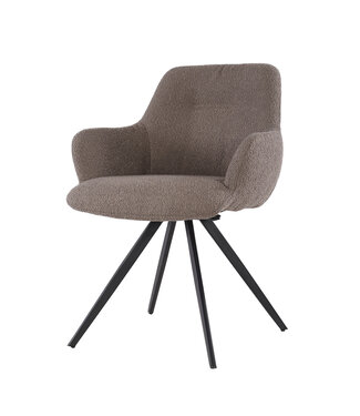 Livingfurn Doreen Boucle Brown-30995