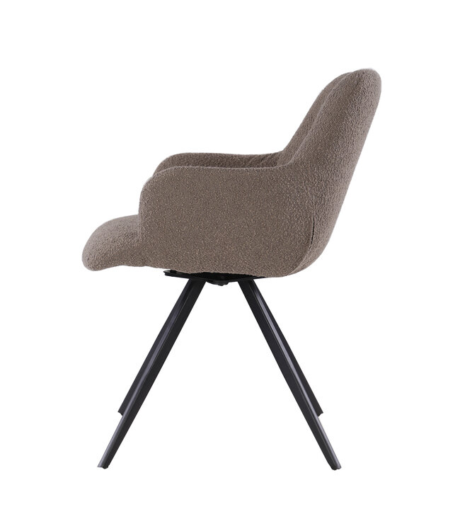 Livingfurn Doreen Boucle Brown-30995