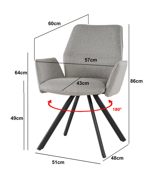 Livingfurn Diana Taupe-30996