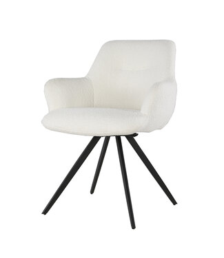 Livingfurn Doreen Boucle White-30997