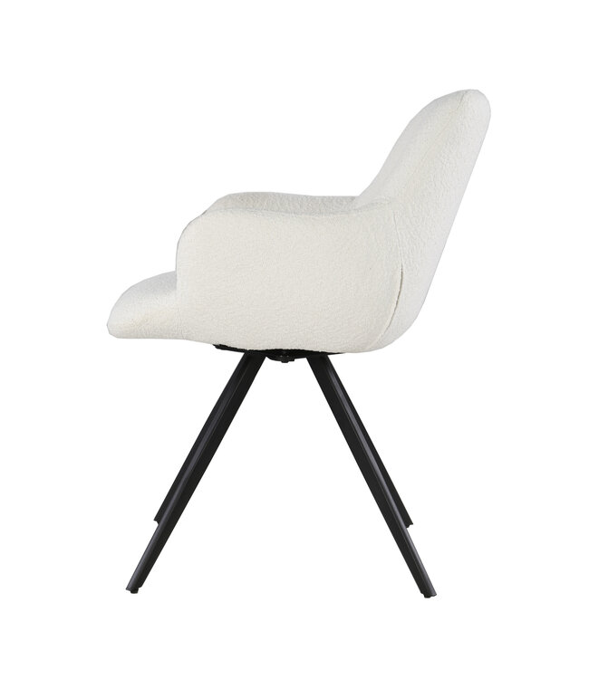 Livingfurn Doreen Boucle White-30997