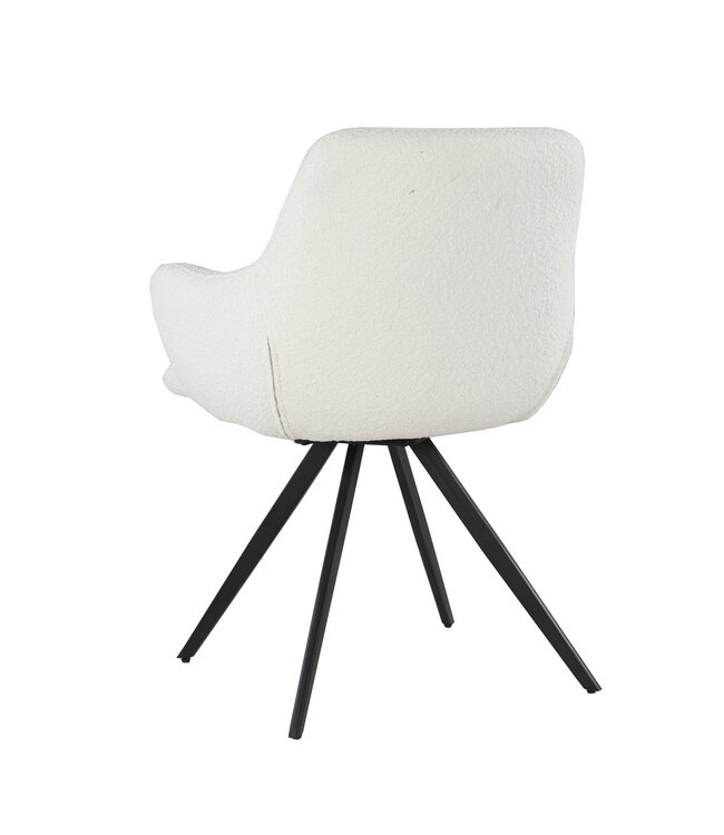 Livingfurn Doreen Boucle White-30997