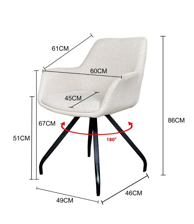 Livingfurn Duke Beige-31108