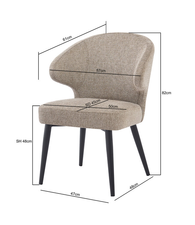 Livingfurn Donna Beige-31118