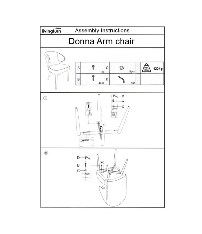 Livingfurn Donna Beige-31118