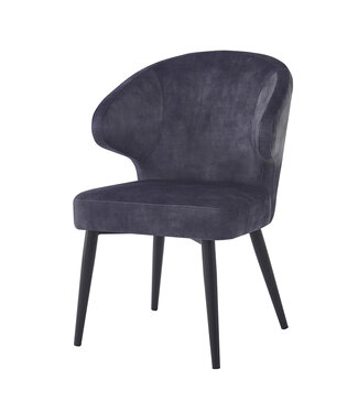 Livingfurn Donna Anthracite Velvet-31120