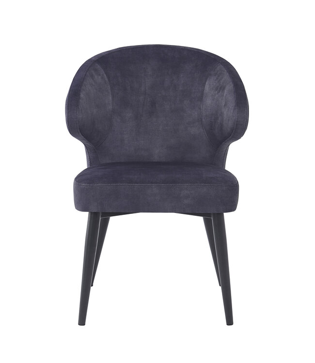 Livingfurn Donna Anthracite Velvet-31120