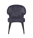 Livingfurn Donna Anthracite Velvet-31120