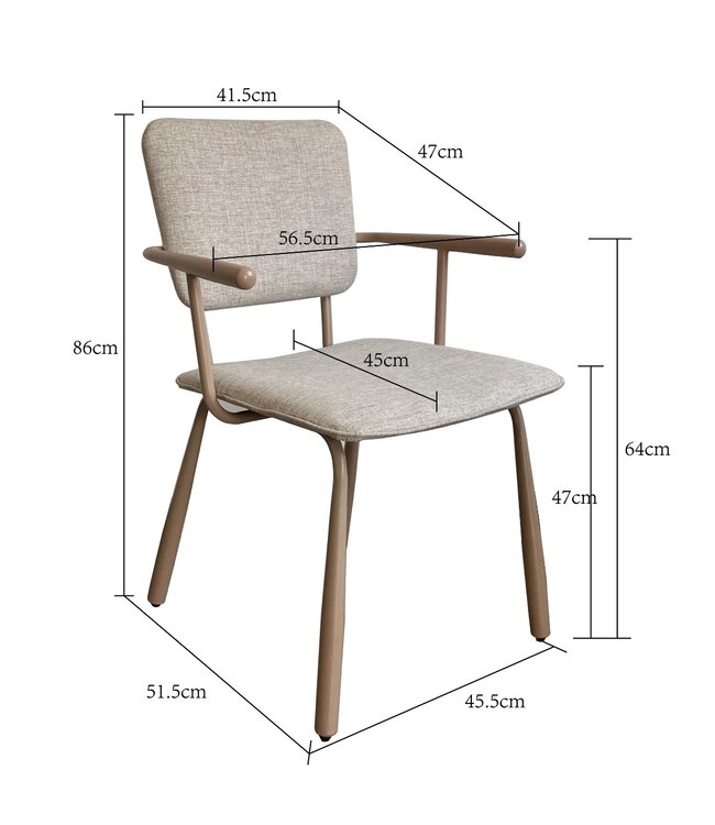 Livingfurn Brix Finn Beige-31440