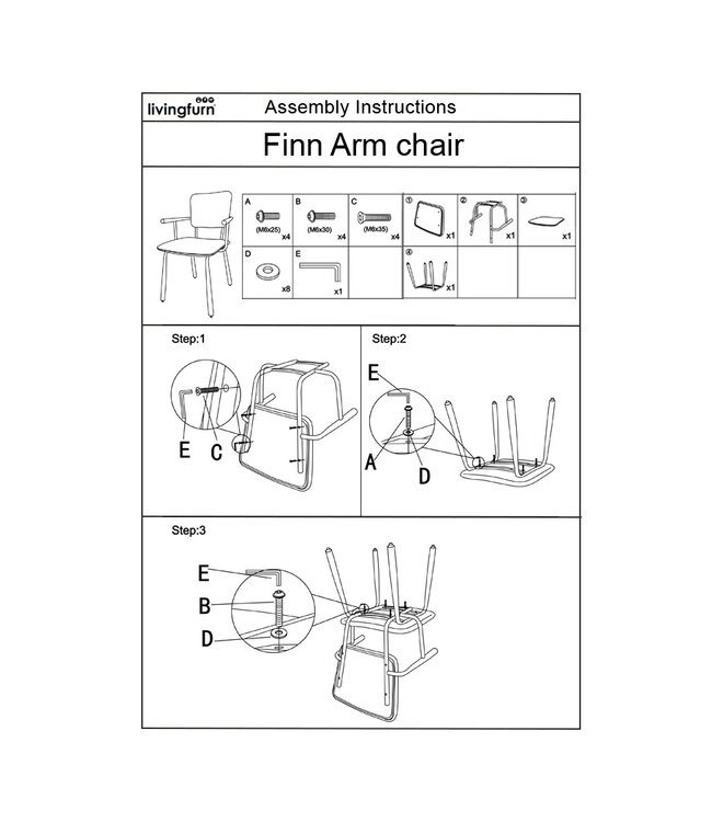Livingfurn Brix Finn Beige-31440